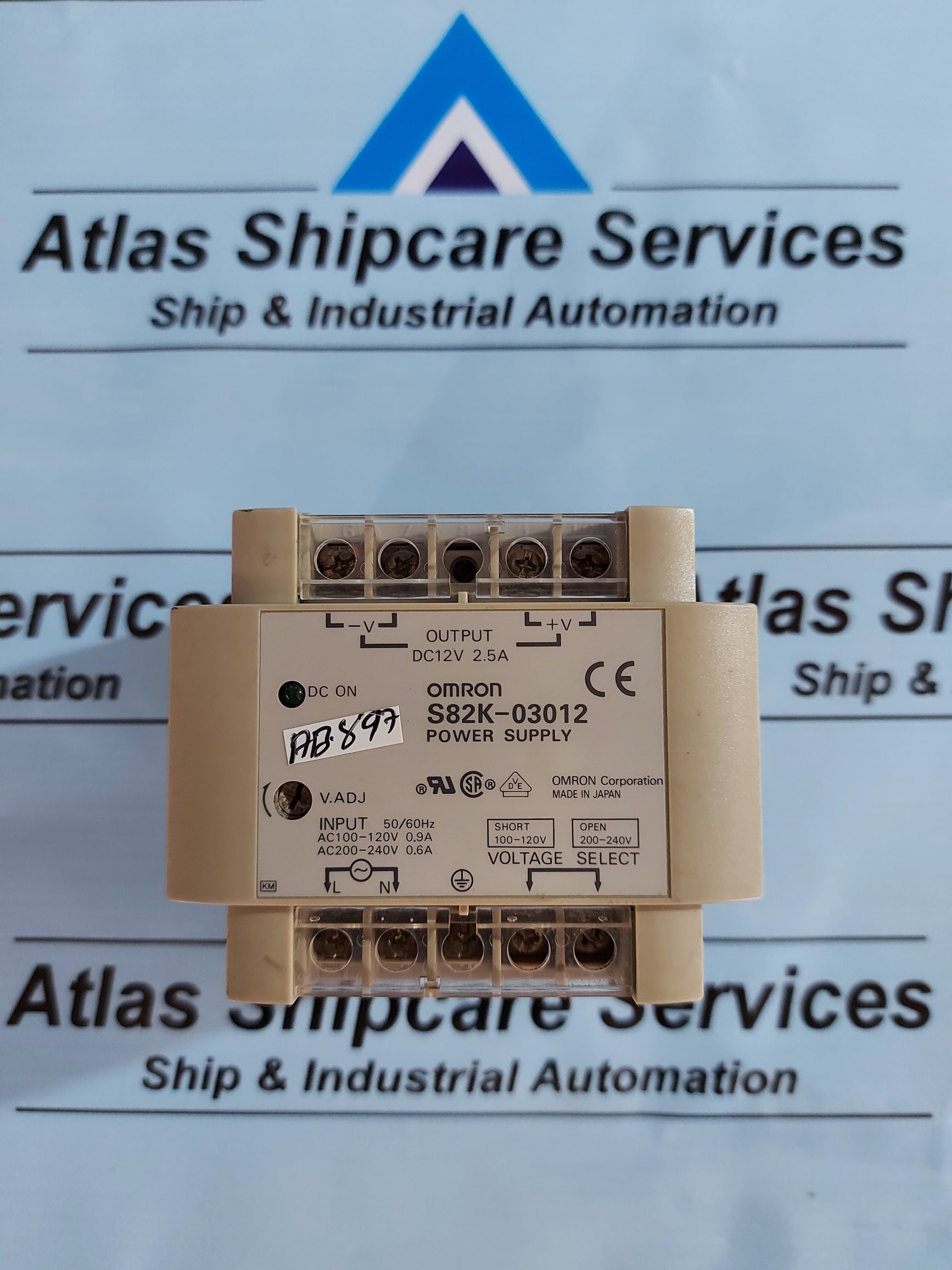 OMRON S82K-03012 POWER SUPPLY MODULE